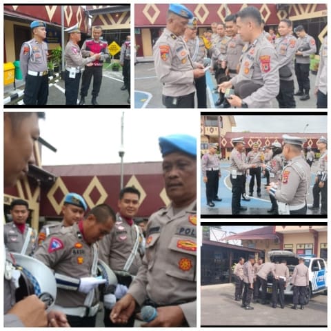 Kasat Lantas Polres Soppeng, Dampingi Propam Polres Giat Gaktiblin