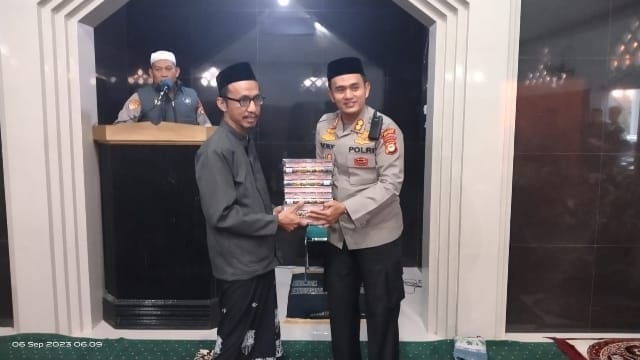 Kapolres Soppeng Safari Subuh di Masjid Baitul Rahim Wahdah Islamiya, Imbau Waspada Dampak Elnino.
