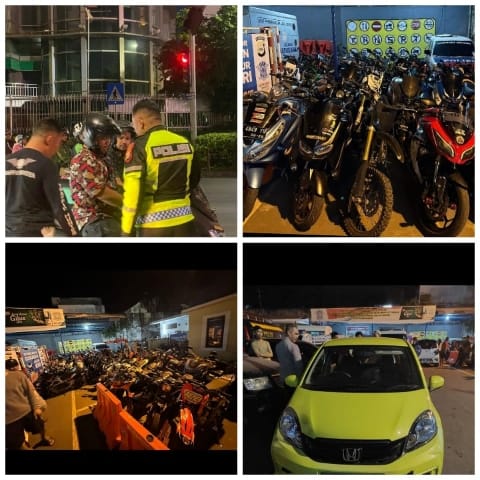 Iptu. Riyanda, Ungkap Hasil Ops Timsus Gabungan Anti Balap Liar