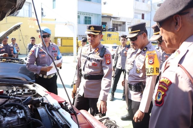 Tanggap Siaga Bencana, Polres Soppeng Melaksanakan Apel Gelar Pasukan
