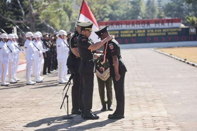 104 Tamtama Selesaikan Program Studi Dikmata, Pangdam XIV/Hsn : Jadi Tamtama Tidak Boleh Takut Harus Pemberani.