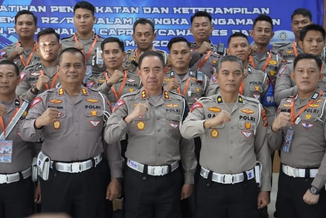 Ditlantas Polda Sulsel Gelar Pelatihan Pengawalan Capres-Cawapres Pemilu 2024