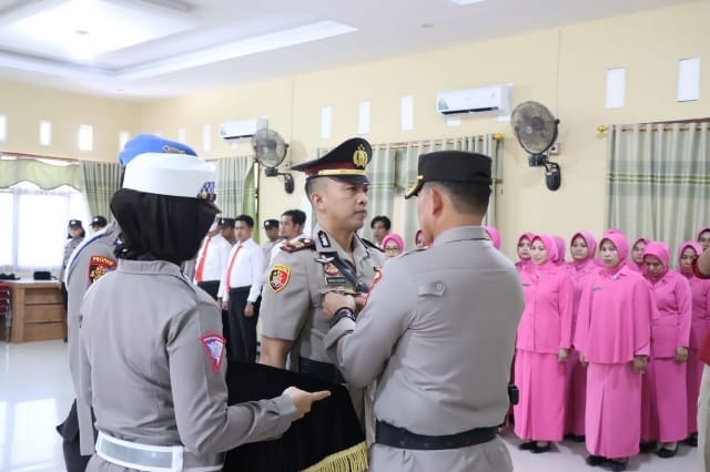 Kapolres Sidrap Pimpin Upacara Penyerahan Jabatan Kasat Narkoba