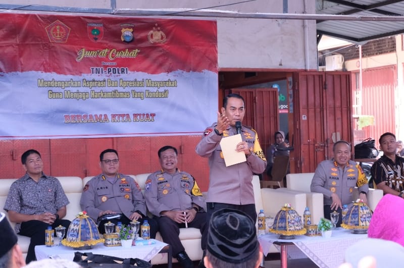 Jumat Curhat Dengan Warga Makassar, Kapolda Sulsel Himbau Agar Perbedaan Pilihan Jangan Jadikan Kita Konflik Atau Ribut
