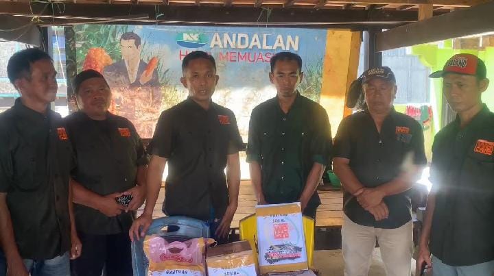 VES Community Pinrang, Bagi Baksos Korban Kebakaran