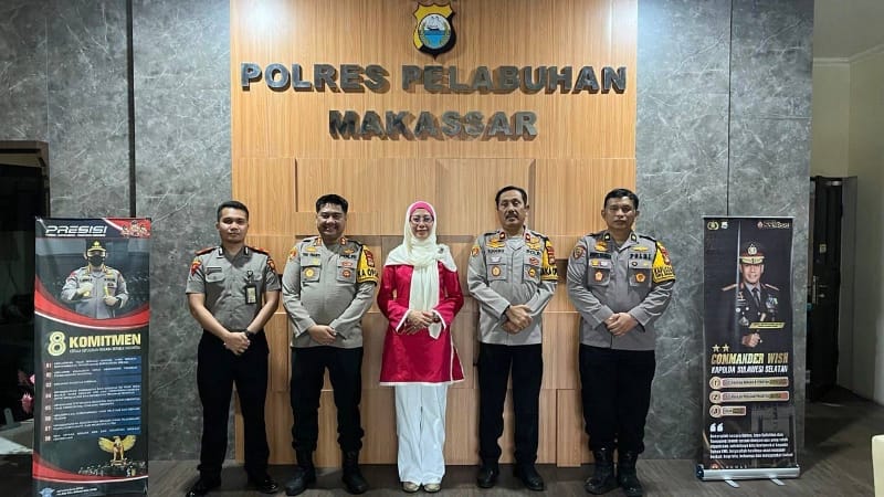Polres Pelabuhan Makassar, Terima Kunjungan Tim Asitensi Penelitian STIK Lemdiklat Polri