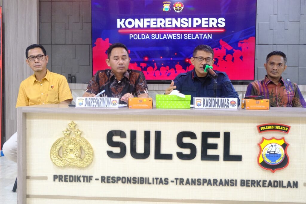 Polda Sulsel Gelar Press Release Penanganan Kasus Penggelapan dalam Jabatan Di UMI