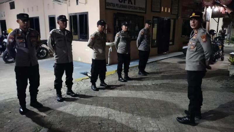 Satuan Samapta Polres Soppeng, Bersinggungan bersama Anggota Patroli Polsek Lalabata dalam rangka Pemeliharaan harkamtibmas