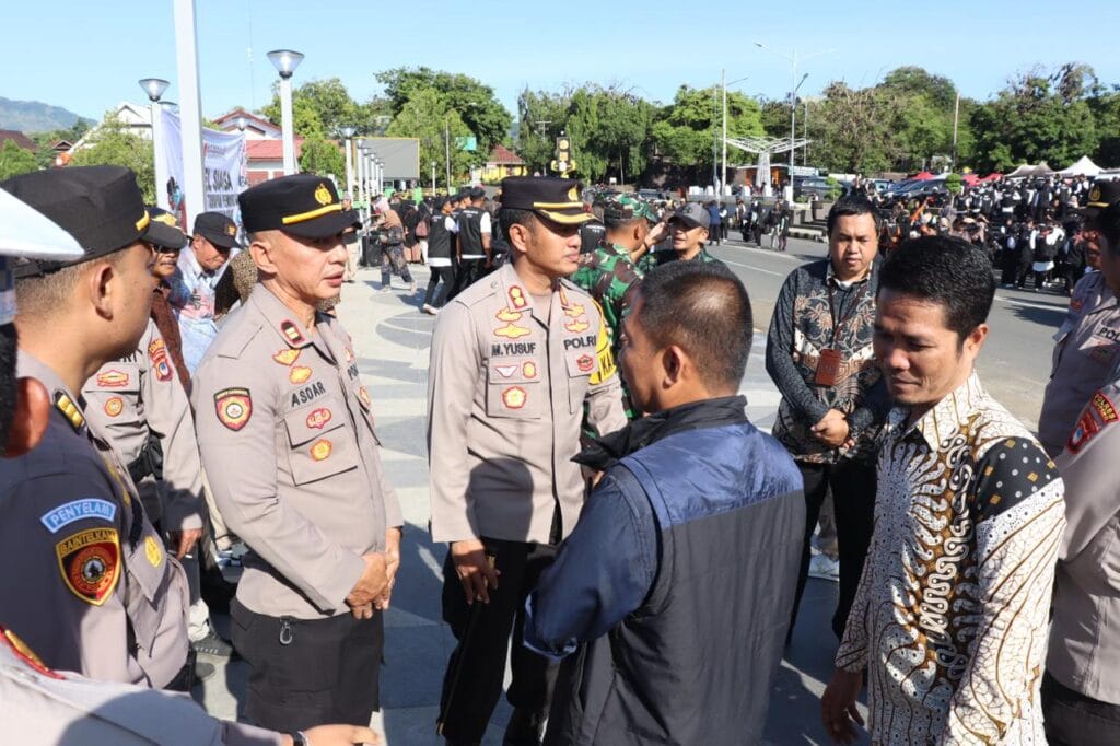 Apel Siaga Pengawasan Tahapan Pemungutan Suara Pada Pemilu 2024 Bersama Seluruh PTPS