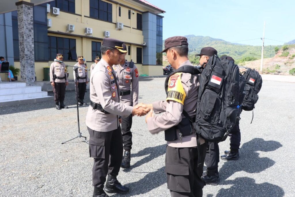 Polres Soppeng Menggelar Apel Pengecekan Personil Dalam Rangka Persiapan Pam Pemilu Tahun 2024,