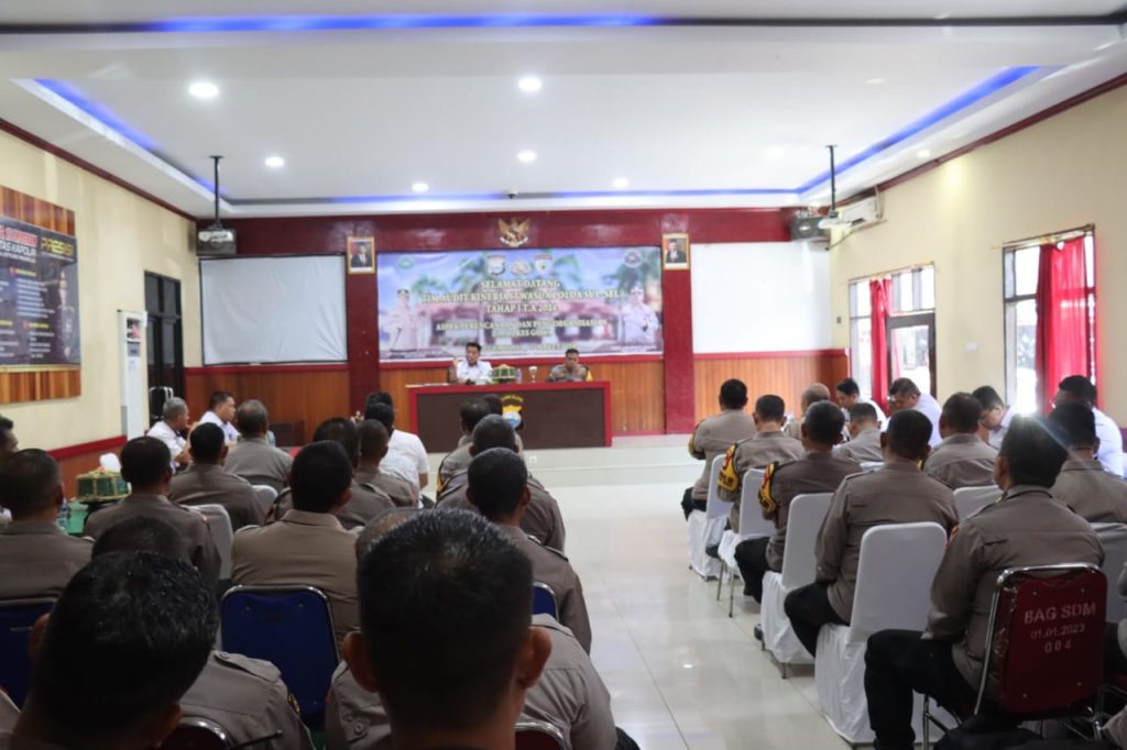 Polres Gowa Sambut Kunjungan Tim Audit Kinerja Itwasda Polda Sulsel Tahap I 2024