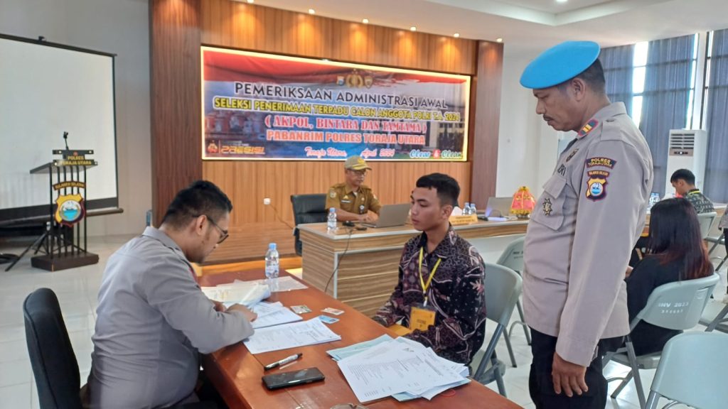 SDM Polres Toraja Utara Gelar Gelar Rikmin Awal Penerimaan Bintara Polri T.A. 2024
