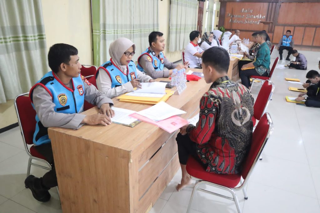 Transparansi Penuh dalam Seleksi Bintara dan Tamtama Polri, Polres Sidrap Terapkan Sistem Rikmin Ketat