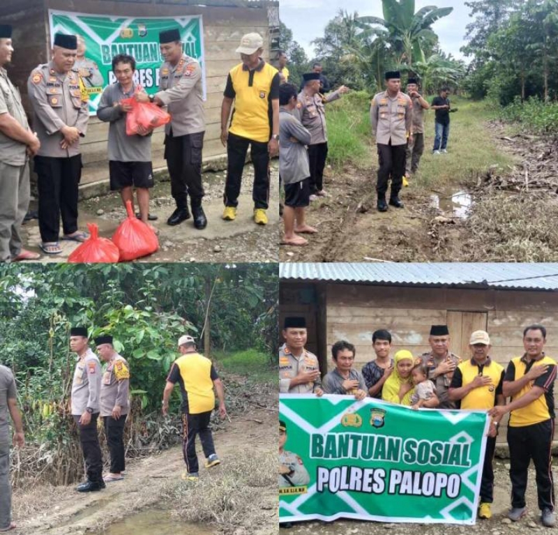 AKBP. Safi’i Nafsikin, Terjunkan Bantuan Korban Yang Terdampak Banjir