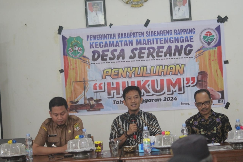Cegah Penyalahgunaan Narkoba, IPDA Amdaryono Saputra Beri Penyuluhan Hukum Narkoba ke Masyarakat Sereang