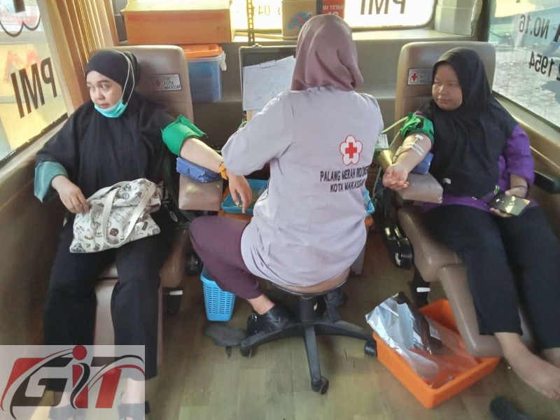 Kecamatan tamalate ,PMI kota Makassar Dan Sibat kec Tamalate, Gelar Kegiatan Donor Darah sukarela