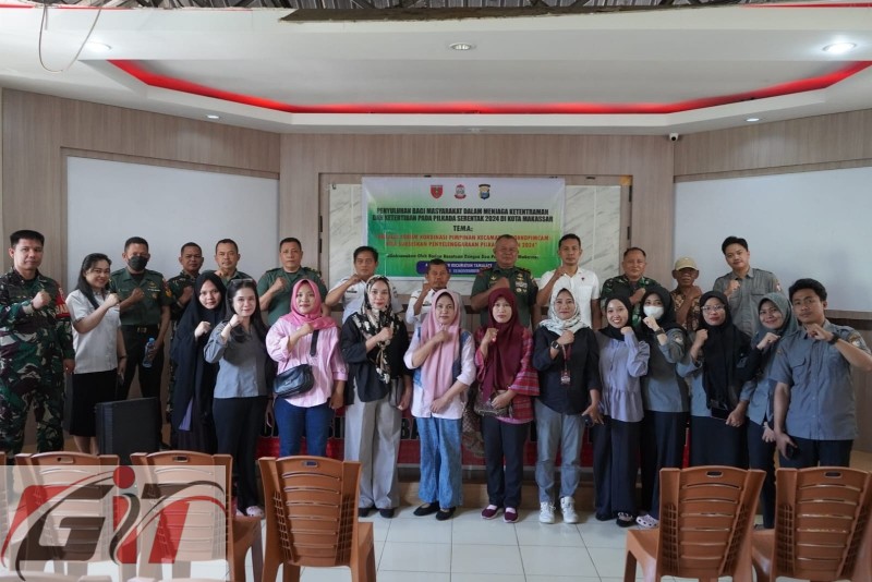 Forkopinca Tamalate Penyuluhan Menjaga Ketentraman dan Ketertiban Pada Pilkada Serentak 2024 Bersama Polsek Dan Jajarannya