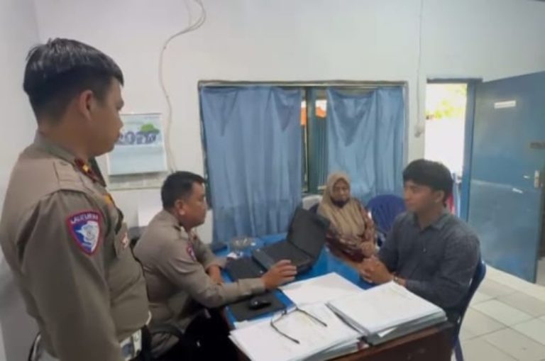 Penyidik Satlantas Polrestabes Makassar Mintai Keterangan Korban Lakalantas yang Viral di Jl. AP Pettarani