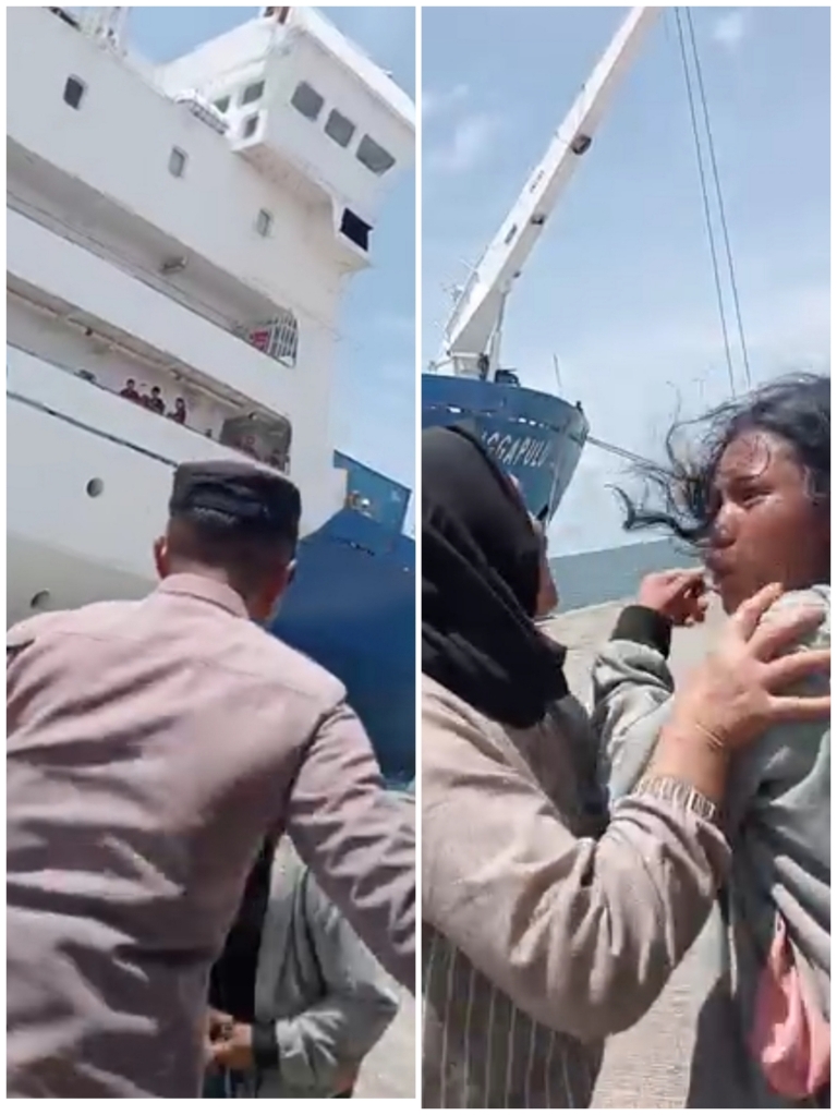 Viral di Medsos, Pedagang Asongan, Perempuan, Kenah Tampar, Oleh Oknum Kapolsek KP3 Makassar