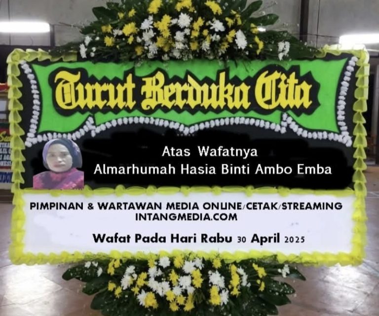 P.U Media Gerbang Indonesia Timur News.Com, Beserta Crew Jajaran, Turut Belasungkawa, Atas Meninggalnya Almarhumah Ibu Hasia Binti Ambo Emba