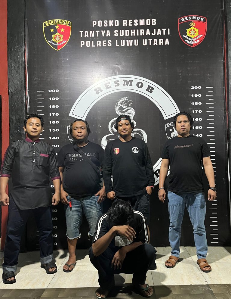 Tim Resmob Polres Luwu Utara Berhasil Mengungkap Dan Menangkap Terduga Pelaku Tindak Pidana Persetubuhan Terhadap Anak Di Bawah Umur.