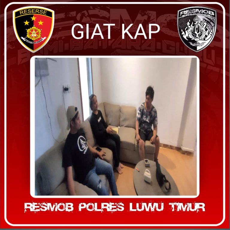 Unit Resmob Sat Reskrim Polres Luwu Timur Mengamankan Pelaku Pencurian Tabung Gas Elpiji 3 KG Sebanyak 114 Tabung.