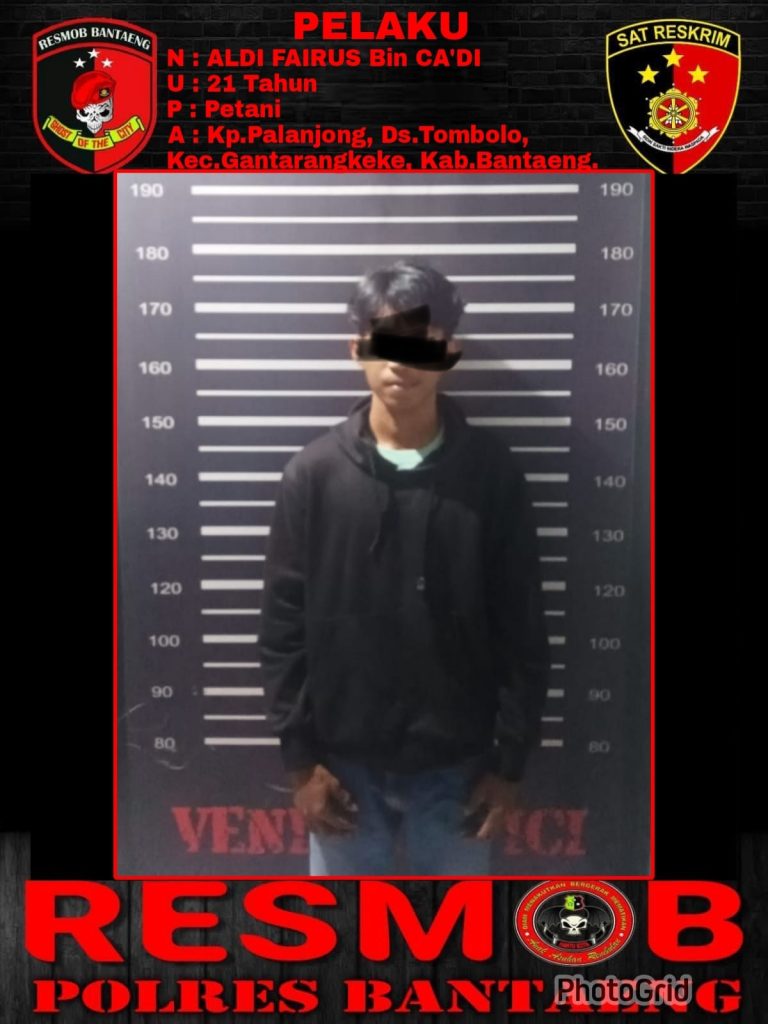 Resmob Sat Reskrim Polres Bantaeng berhasil Mengungkap Dan Menangkap Sehubungan Dengan Tindak Pidana Penganiayaan Berat.