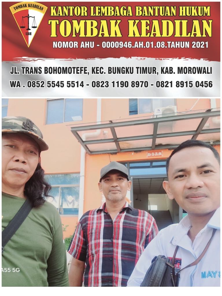 Deklarasi Pembentukan LBH Tombak Keadilan Morowali, Ketua Adi Usman, Sangat Efisien