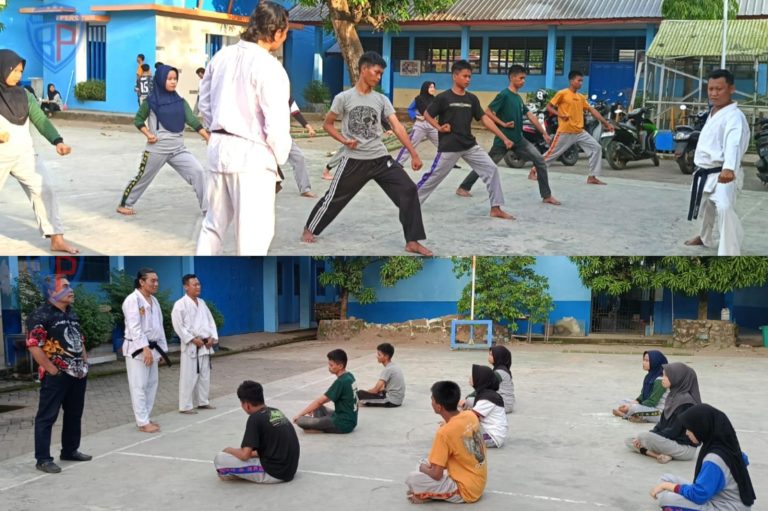 SMKN 4 Takalar Resmi Gelar Latihan Perdana Karate Lemkari: Dorong Bentuk Karakter dan Disiplin Siswa
