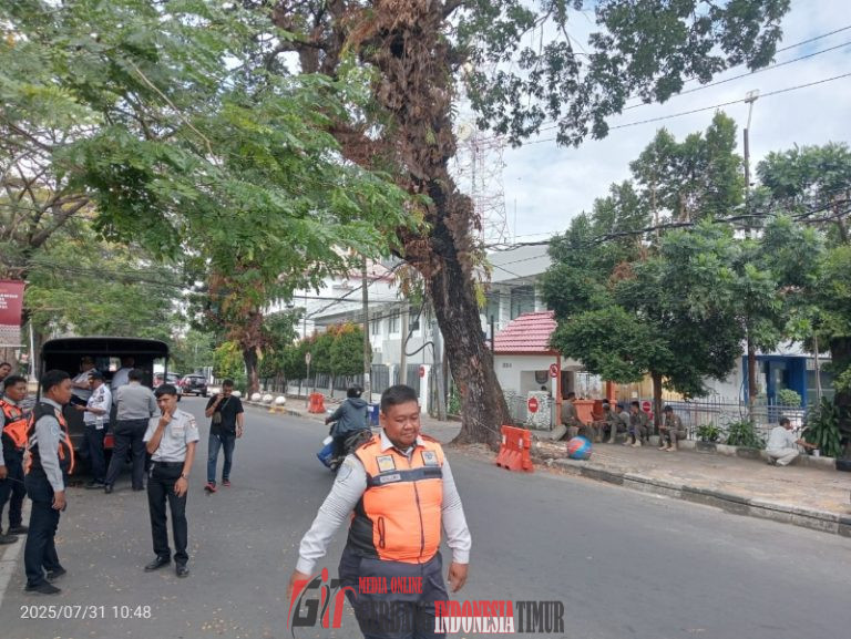 Kabid Dishub Makassar Irwan Turun Tangan Tertibkan Parkir Sembarangan di Samping Gedung Balaikota