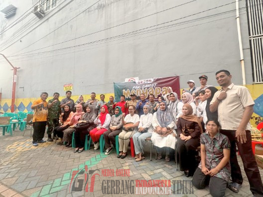 DANRAMIL MAMAJANG HADIRI GIAT CAMAT MENYAPA DI KELURAHAN MARICAIYA SELATAN