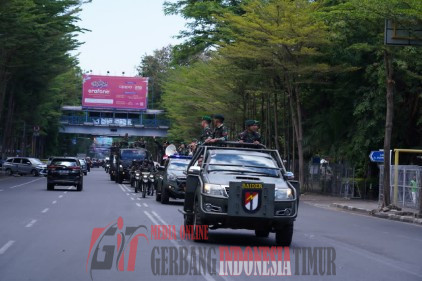Jaga Kondusifitas Kota Makassar, Kodam XIV/Hasanuddin dan Ormas Gelar Patroli Bersama*