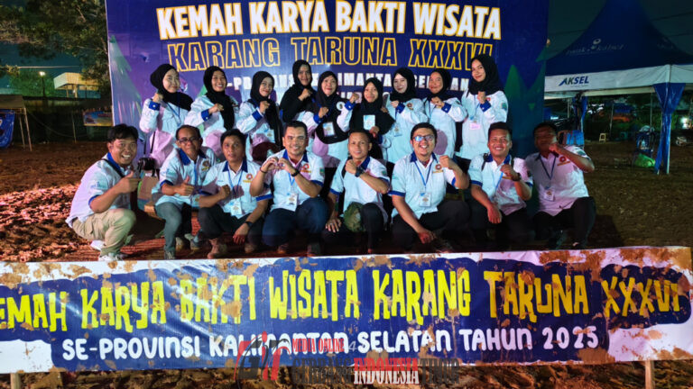 Karang Taruna Kotabaru Ambil Bagian di KKBWKT ke-XXXVI Kalimantan Selatan