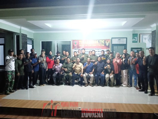 Kunjungan Silaturahmi Pasi Intel dan Ketua Umum Banteng Komando ke Koramil 11/Biringkanaya