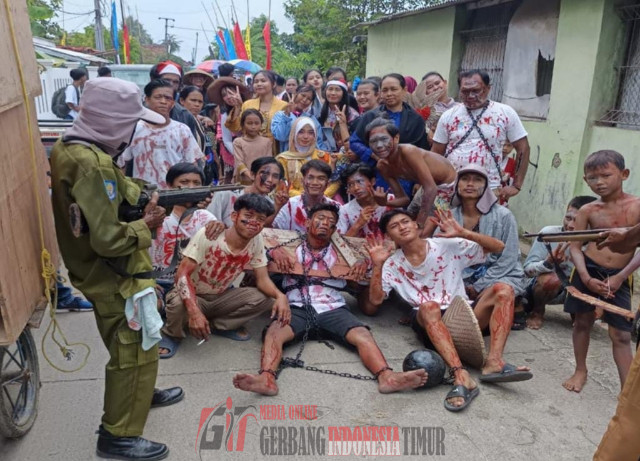 Inspirasi dari Kutaampel Karawang: Uya, Sang Panutan, Gerakkan Semangat Sumpah Pemuda dengan Karnaval Meriah