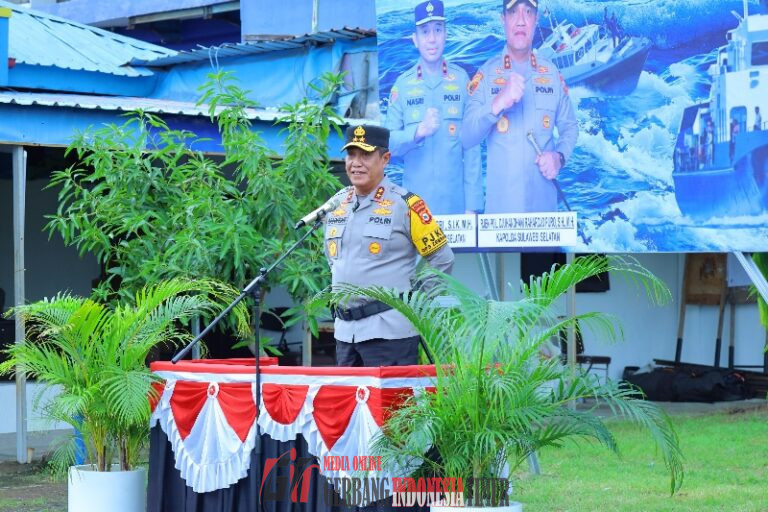 Kapolda Sulsel Pimpin Apel Bersama Personel Ditpolairud Polda Sulsel