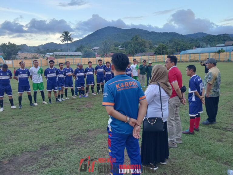 Studi Tiru KORPRI Balangan di Kotabaru Ditutup dengan Pertandingan Persahabatan Penuh Keakraban