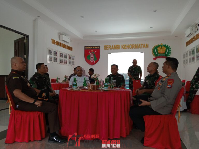 Pangdam XXII/Tambun Bungai Dorong Kolaborasi Forkopimda untuk Ketahanan Pangan dan Program Nasional