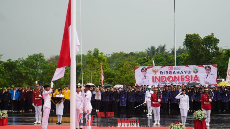 Bupati Kotabaru Pimpin Upacara Peringatan HUT ke-80 Kemerdekaan RI