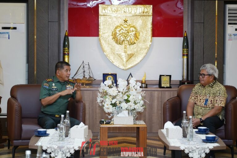 Jalin Sinergi Baru, Pangdam Hasanuddin Terima Kunjungan Pimpinan BNI Wilayah VII