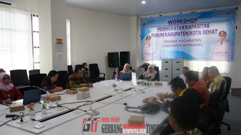 Workshop KKS 2027: Kotabaru Fokus Percepat ODF dan Pembentukan Forum Kecamatan Sehat