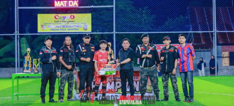 Turnamen Mini Soccer 2025 Resmi Masuki Babak Final, Ormas Kiwal Garuda Hitam Maros Hadir sebagai Mitra Penguatan Generasi Muda.
