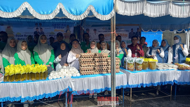 Hadapi Nataru, Pemkab Kotabaru Gelar Gerakan Pangan Murah di Terminal Higa Gunung