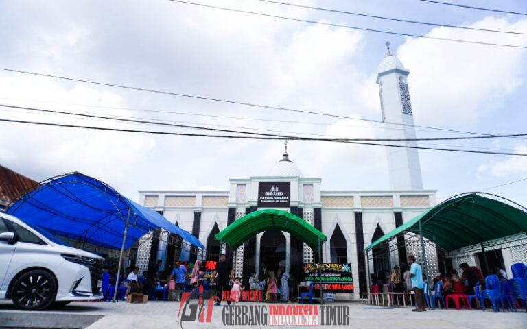 Mesjid Gassing Singara Akhirnya di Resmikan penggunaannya Cahaya Harapan dari Batu Maccing