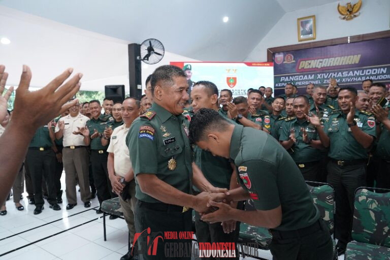 Di Hadapan Insinyur Perang, Pangdam XIV/Hasanuddin Kobarkan Semangat Juang dan Pengabdian