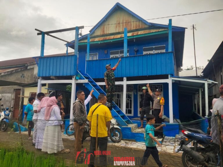 Angin Kencang Terjang Pangkajene, Sejumlah Rumah Warga di Kelurahan Sibatua Rusak