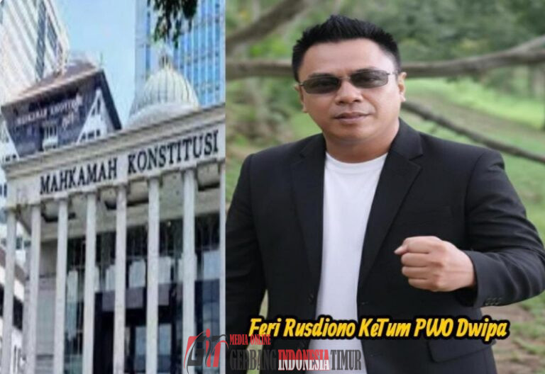 Ketum PWO Dwipa : MK Sebut Wartawan Tak Bisa Dikenai Sanksi Pidana/ Perdata dalam Profesi. Aparat Hukum Diminta Patuhi