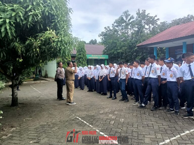 Cegah Aksi Ugal-Ugalan, Kanit Lantas Polsek Segeri Himbau Larangan Konvoi di SMPN 1 Segeri