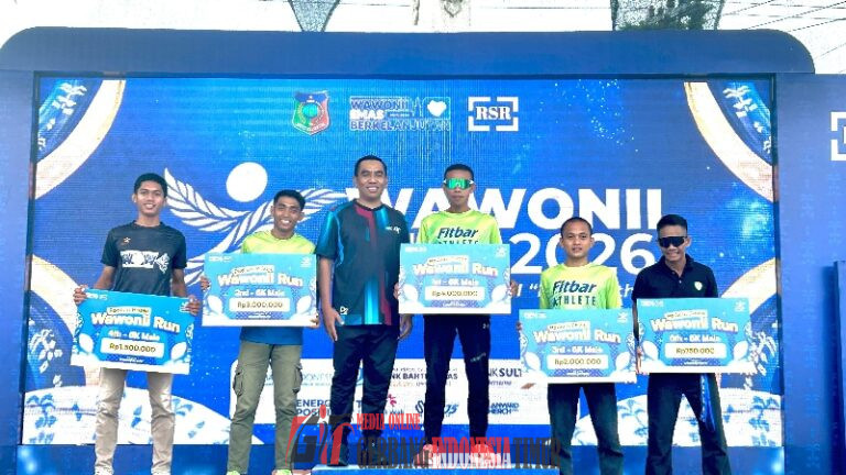 Atlet Kodam XIV/Hasanuddin Ukir Prestasi di Wawonii Run 2026, Harumkan Nama Satuan di Ajang Bergengsi Sultra