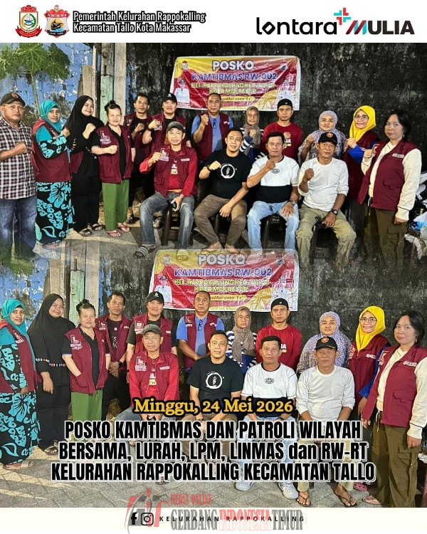 Sinergi Lurah Rappokalling Mengikis Jarak Antara Pemerintah dan Masyarakat, Menjadi Garis Depan